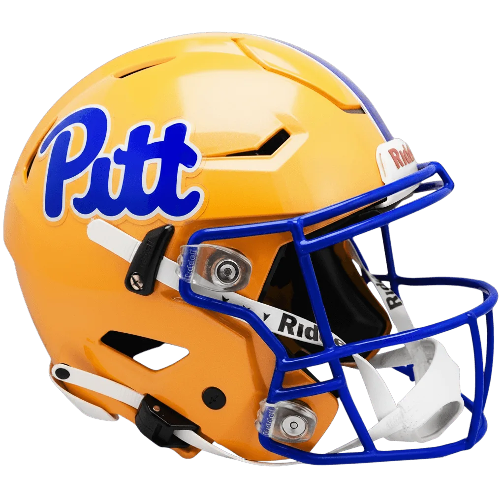 Pittsburgh Panthers Riddell Authentic SpeedFlex Football Helmet – Gold PITT