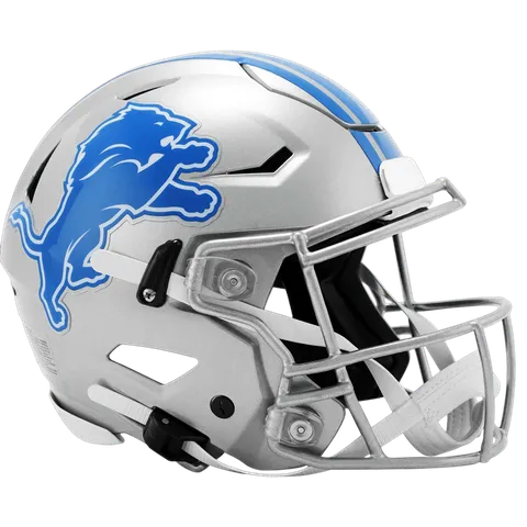 Detroit Lions Riddell Authentic SpeedFlex Football Helmet – 2017–2023 Throwback