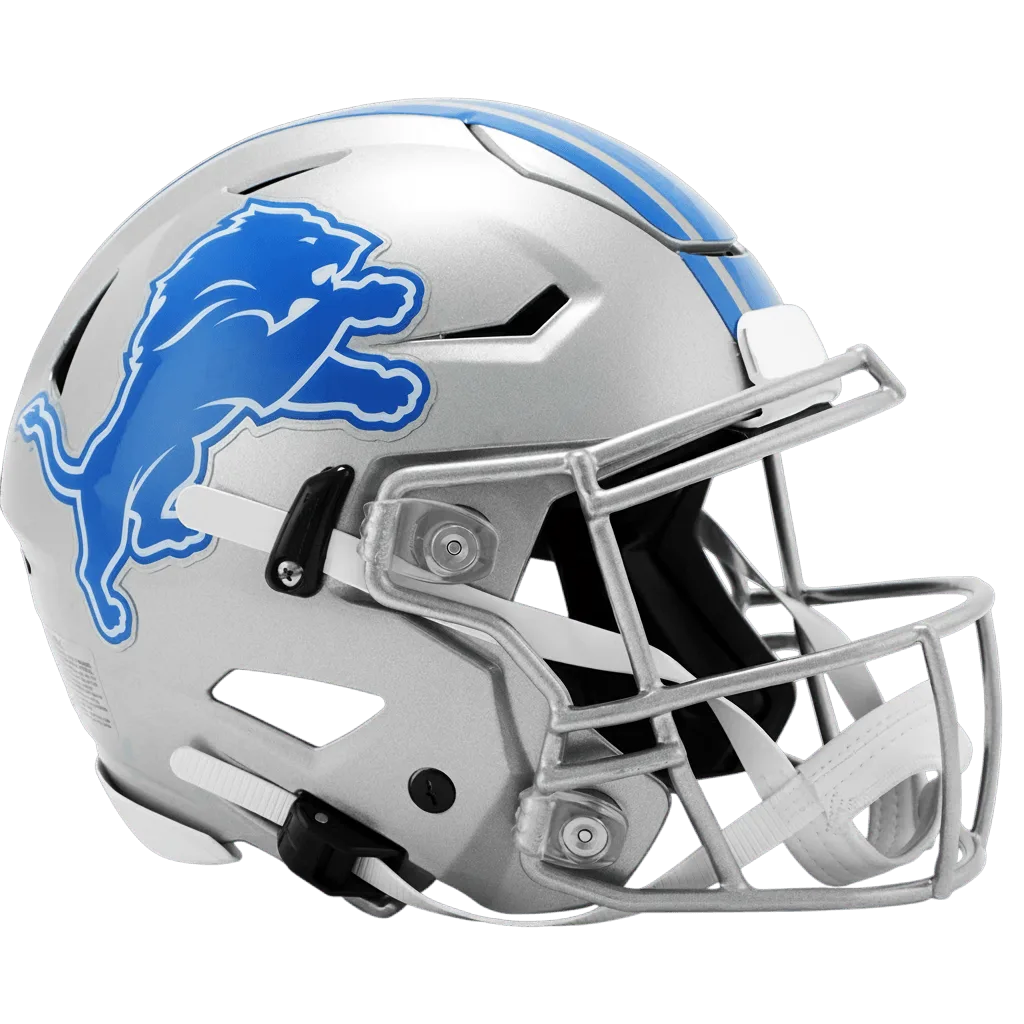 Detroit Lions Riddell Authentic SpeedFlex Football Helmet – 2017–2023 Throwback