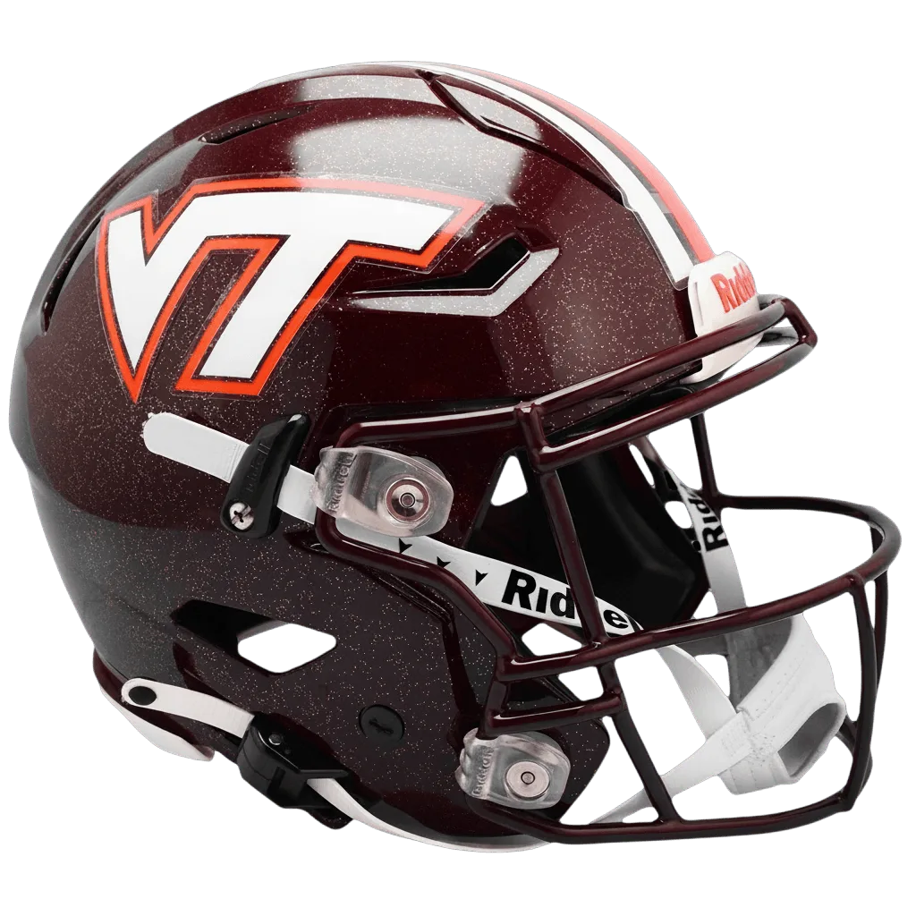 Virginia Tech Hokies Riddell Authentic SpeedFlex Football Helmet – Maroon