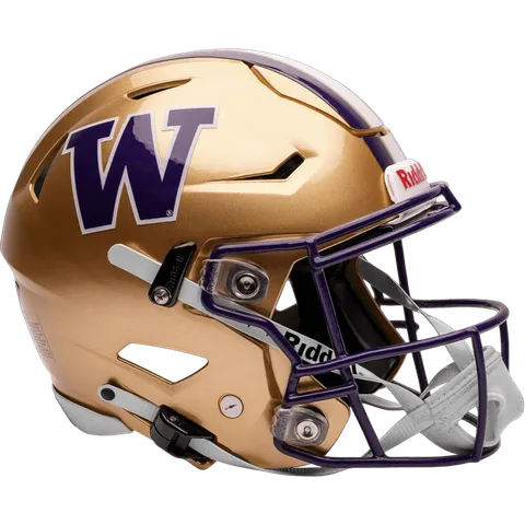 Washington Huskies Riddell Authentic SpeedFlex Football Helmet – Gold Block “W”