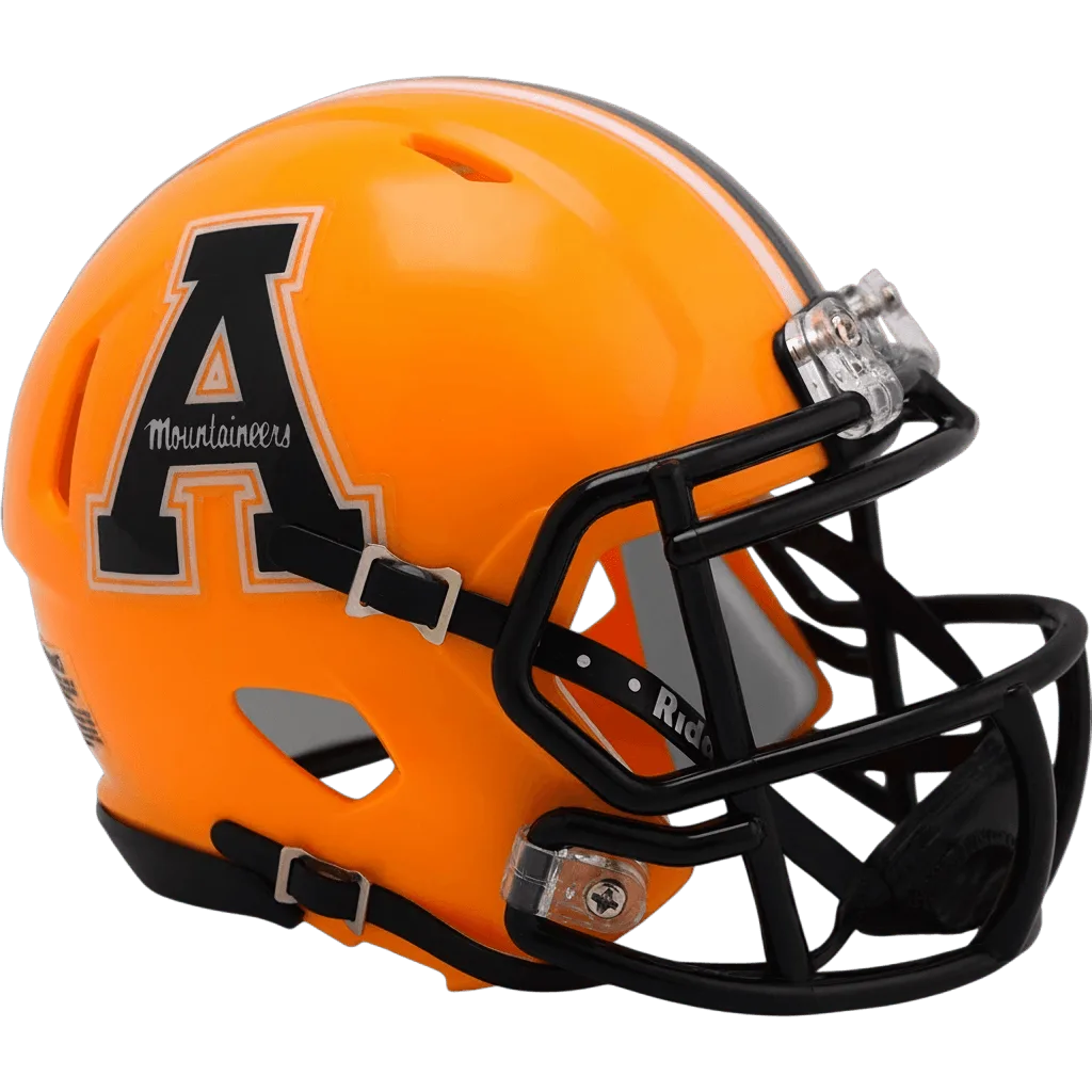 Appalachian State Mountaineers Riddell Mini Speed Football Helmet – Gold
