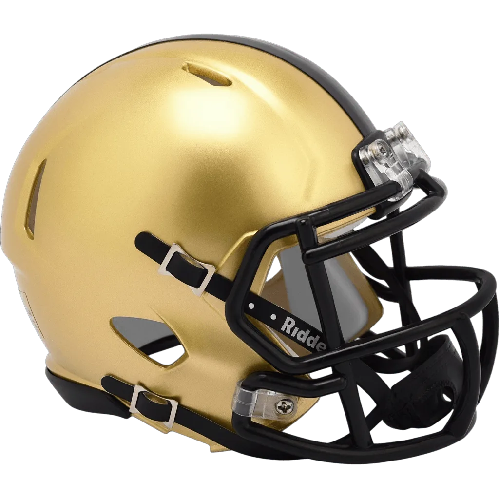Army Black Knights Riddell Mini Speed Football Helmet – Gold