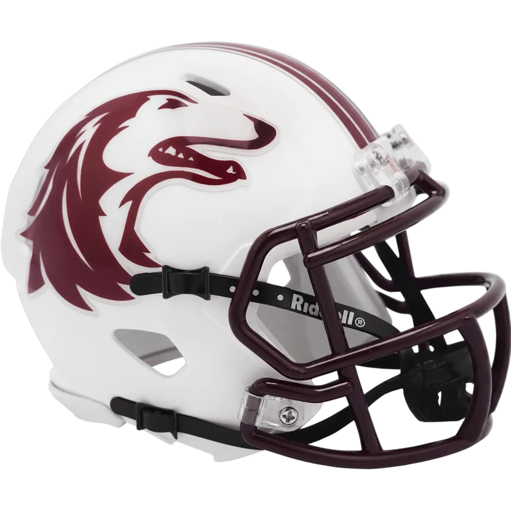 Southern Illinois Salukis Riddell Mini Speed Football Helmet – Maroon Saluki