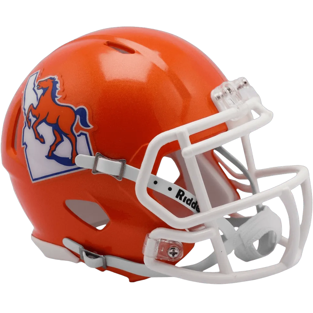 Boise State Broncos Riddell Mini Speed Football Helmet – Orange