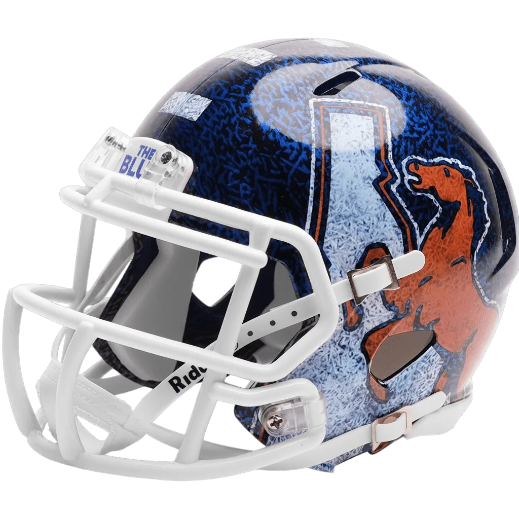 Boise State Broncos Riddell Mini Speed Football Helmet – The Blue