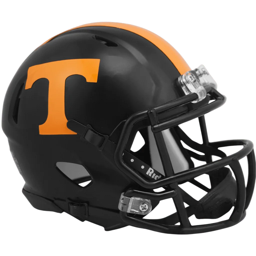 Tennessee Volunteers Riddell Mini Speed Football Helmet – Dark Mode Black