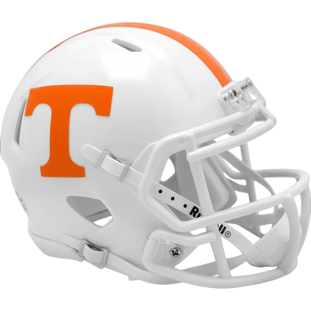 Tennessee Volunteers Riddell Mini Speed Football Helmet – White Block “T”