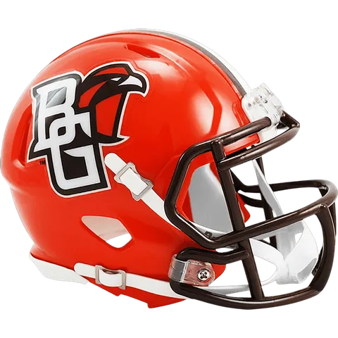 Bowling Green Falcons Riddell Mini Speed Football Helmet – Orange Falcon