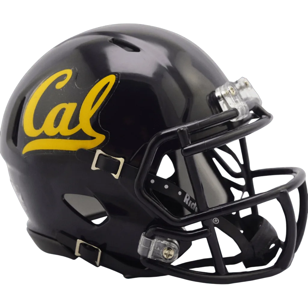 California Golden Bears Riddell Mini Speed Football Helmet – Navy Script Cal