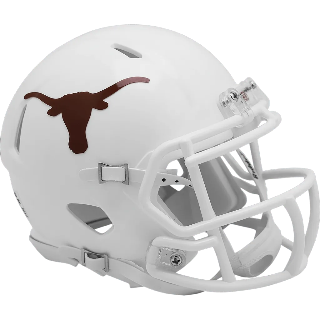 Texas Longhorns Riddell Mini Speed Football Helmet – White Longhorn