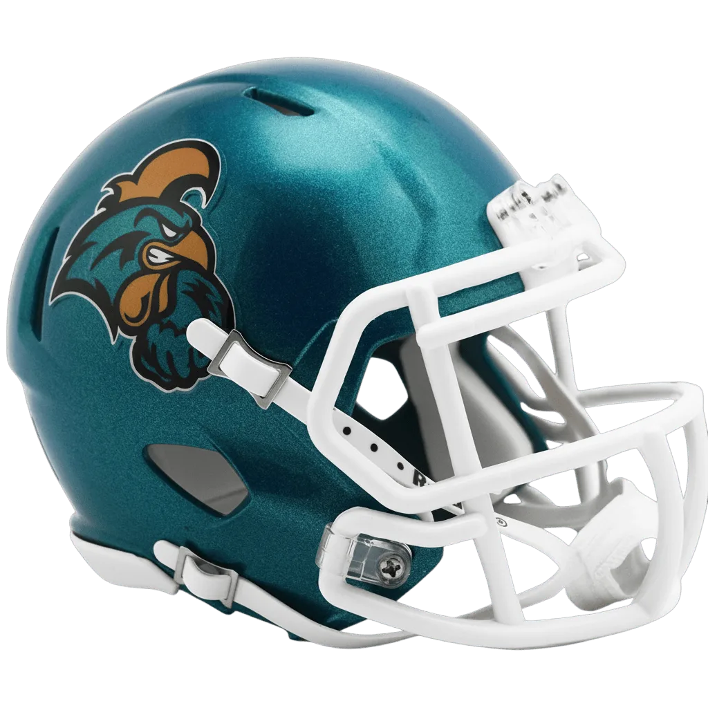 Coastal Carolina Chanticleers Riddell Mini Speed Football Helmet – Teal Chanticleer