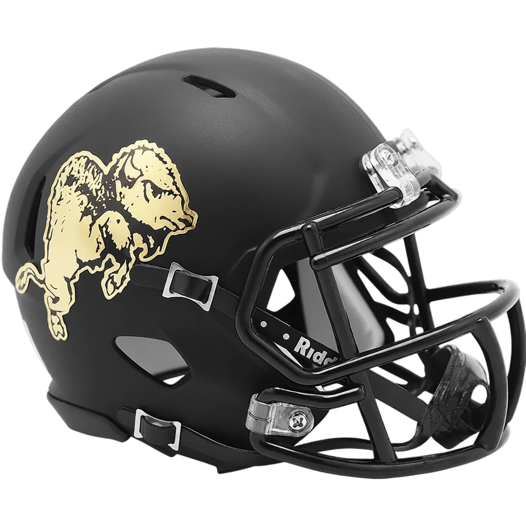 Colorado Buffaloes Riddell Mini Speed Football Helmet – Chrome Buffalo