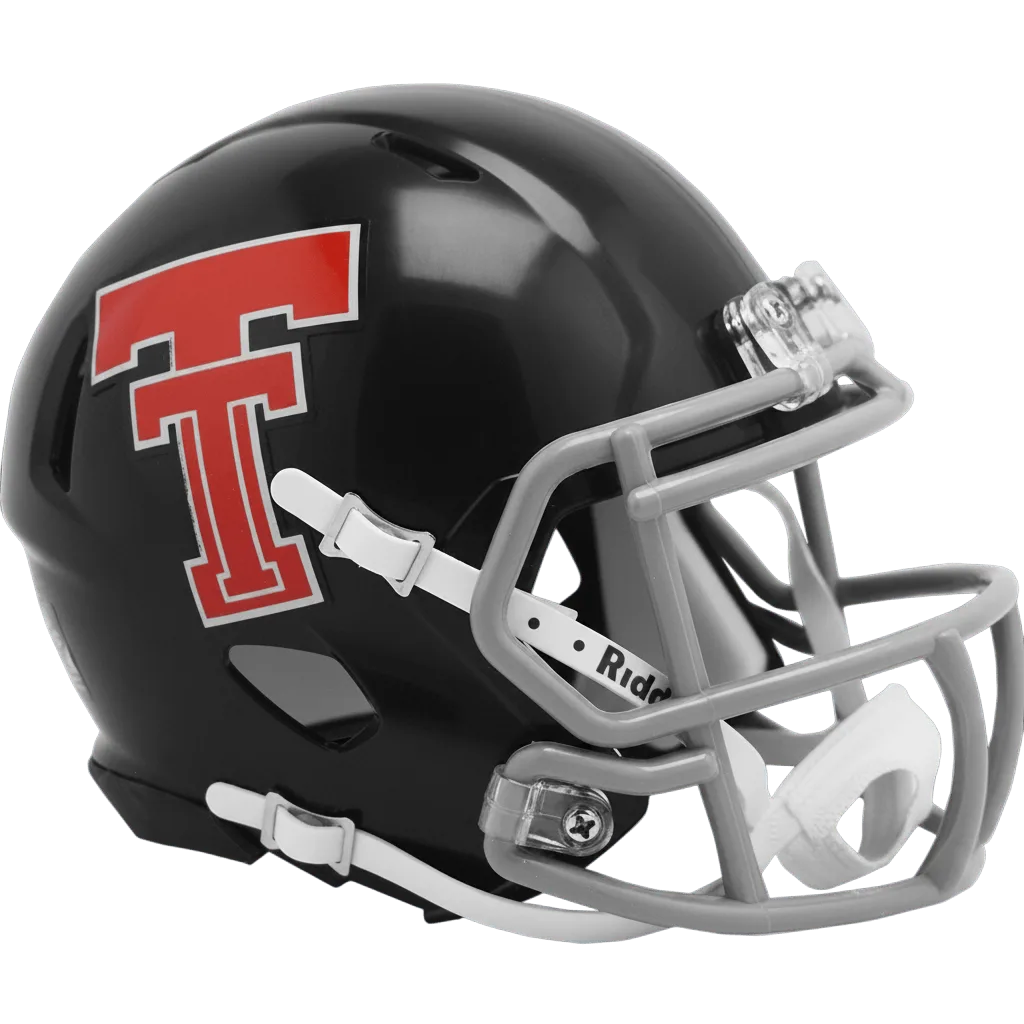 Texas Tech Red Raiders Riddell Mini Speed Football Helmet – Throwback