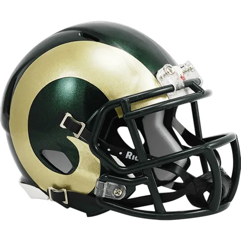 Colorado State Rams Riddell Mini Speed Football Helmet – Green Ram