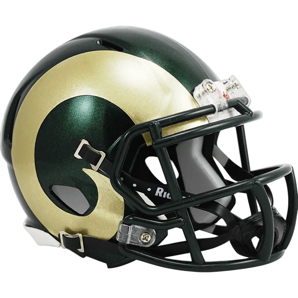 Colorado State Rams Riddell Mini Speed Football Helmet – Green Ram