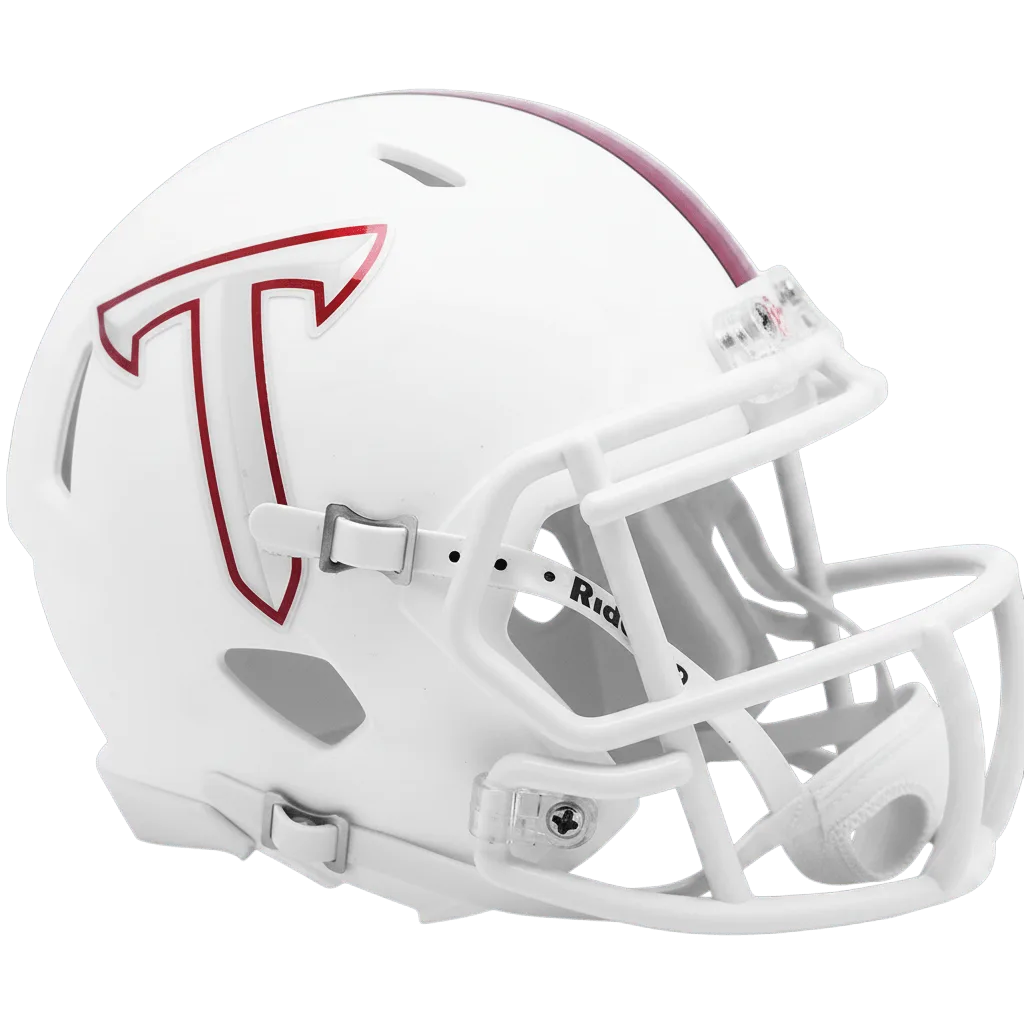Troy Trojans Riddell Mini Speed Football Helmet – T Side Decals
