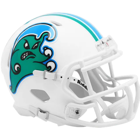 Tulane Green Wave Riddell Mini Speed Football Helmet – Angry Wave