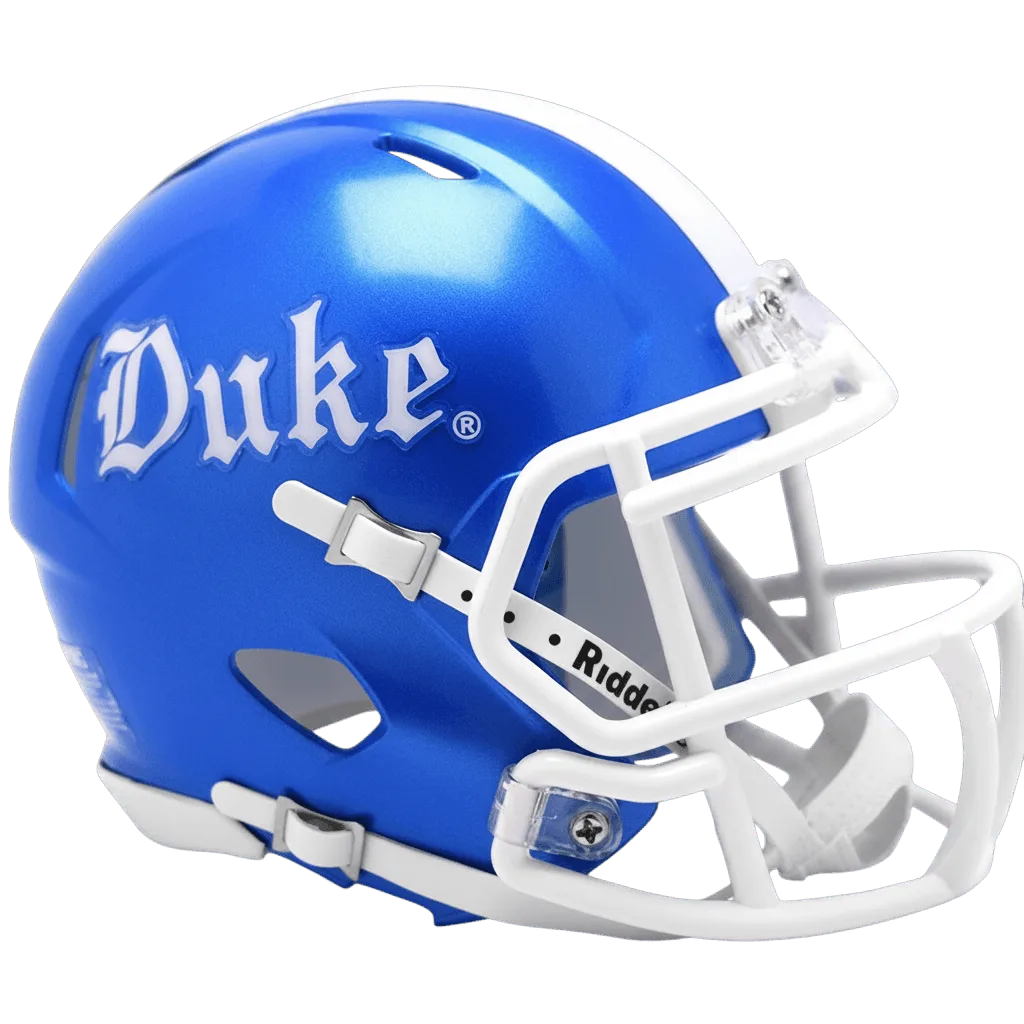 Duke Blue Devils Riddell Mini Speed Football Helmet – Gothic