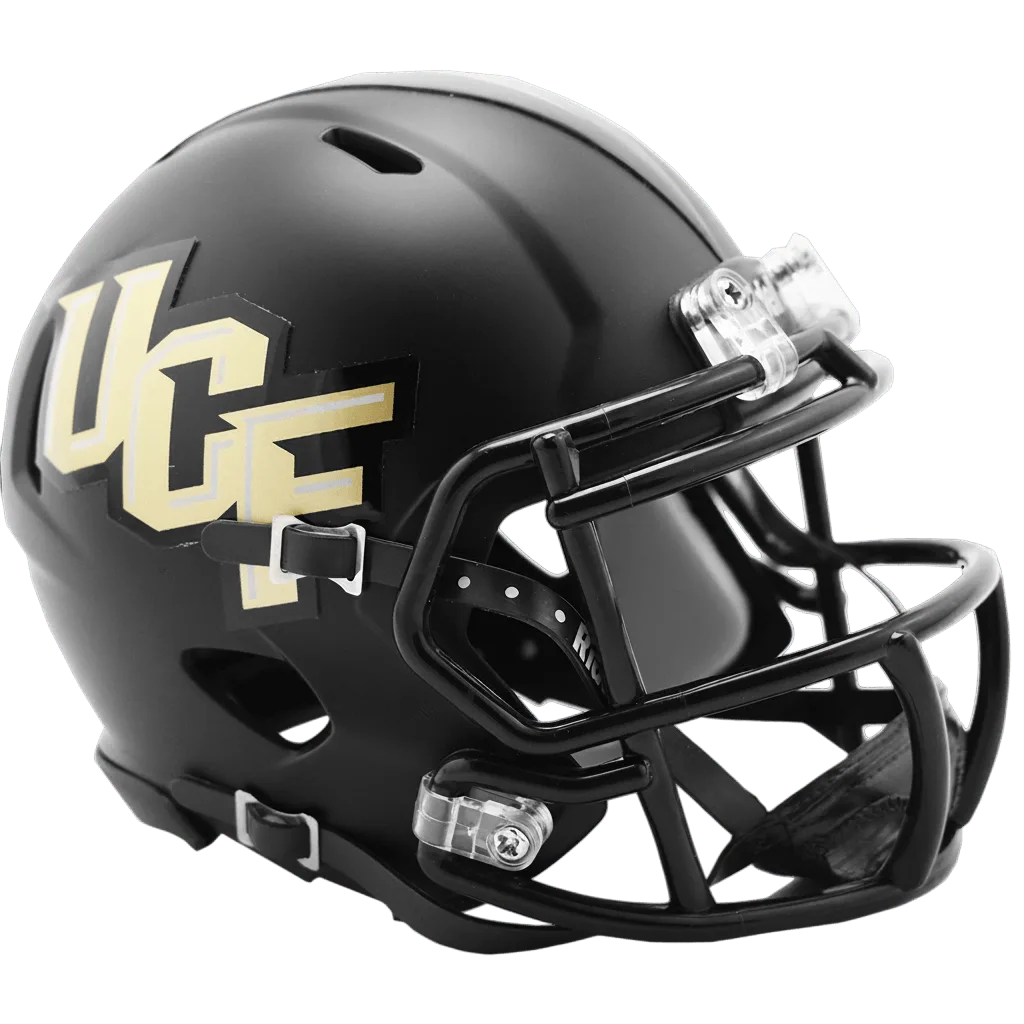 UCF Knights Riddell Mini Speed Football Helmet – Anthracite