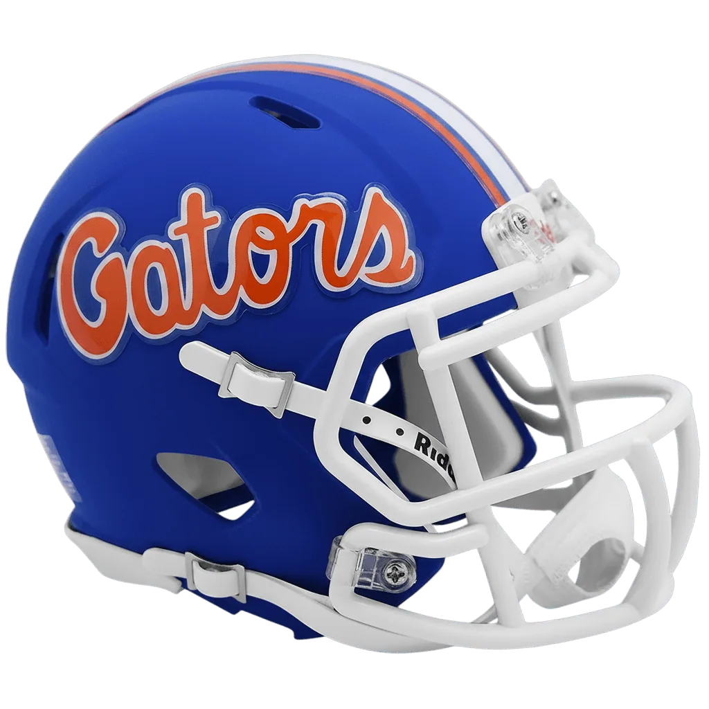 Florida Gators Riddell Mini Speed Football Helmet – Matte Blue