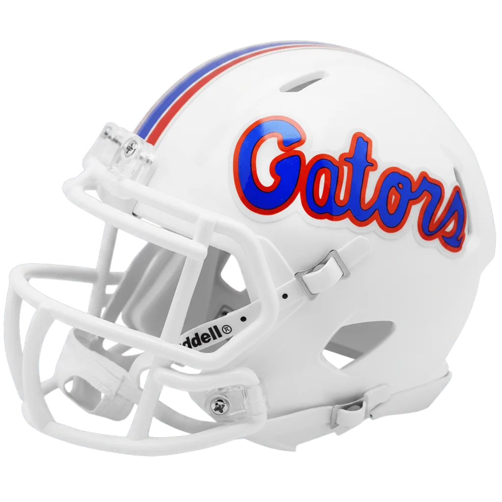 Florida Gators Riddell Mini Speed Football Helmet – Chrome Decals