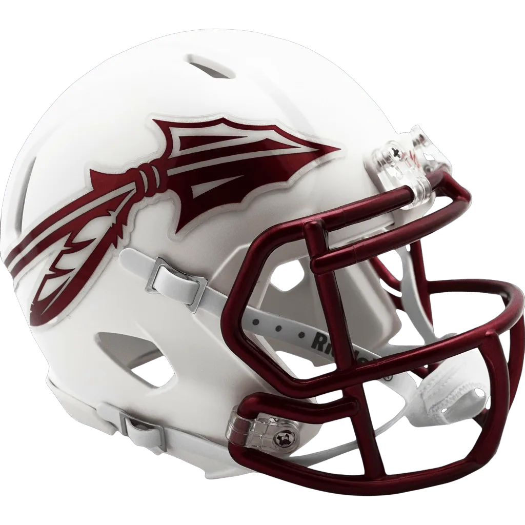 Florida State Seminoles Riddell Mini Speed Football Helmet – White