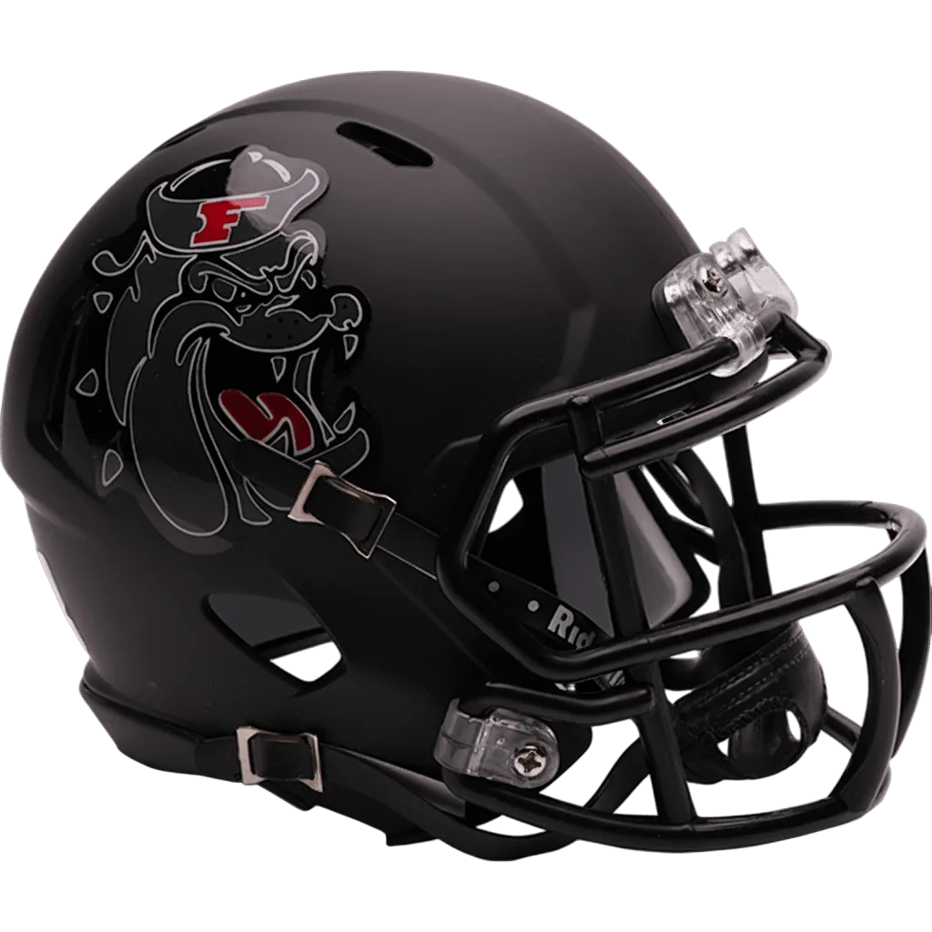Fresno State Bulldogs Riddell Mini Speed Football Helmet – Black Bulldog