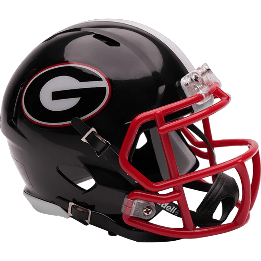 Georgia Bulldogs Riddell Mini Speed Football Helmet – Black