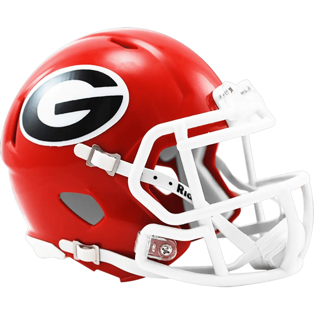 Georgia Bulldogs Riddell Mini Speed Football Helmet – Red Power “G”
