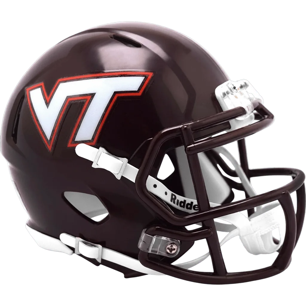 Virginia Tech Hokies Riddell Mini Speed Football Helmet – Maroon