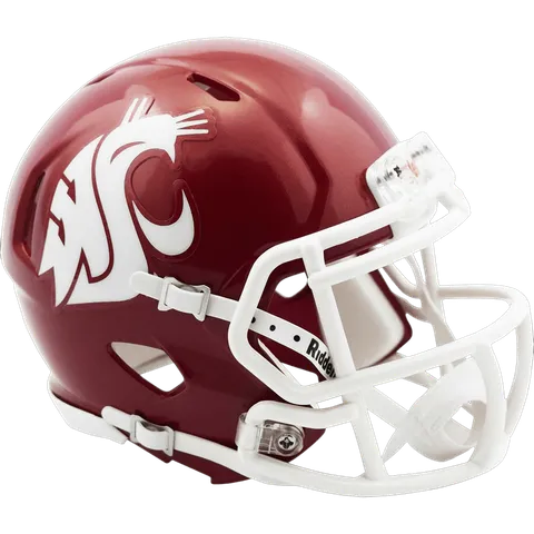 Washington State Cougars Riddell Mini Speed Football Helmet – Crimson