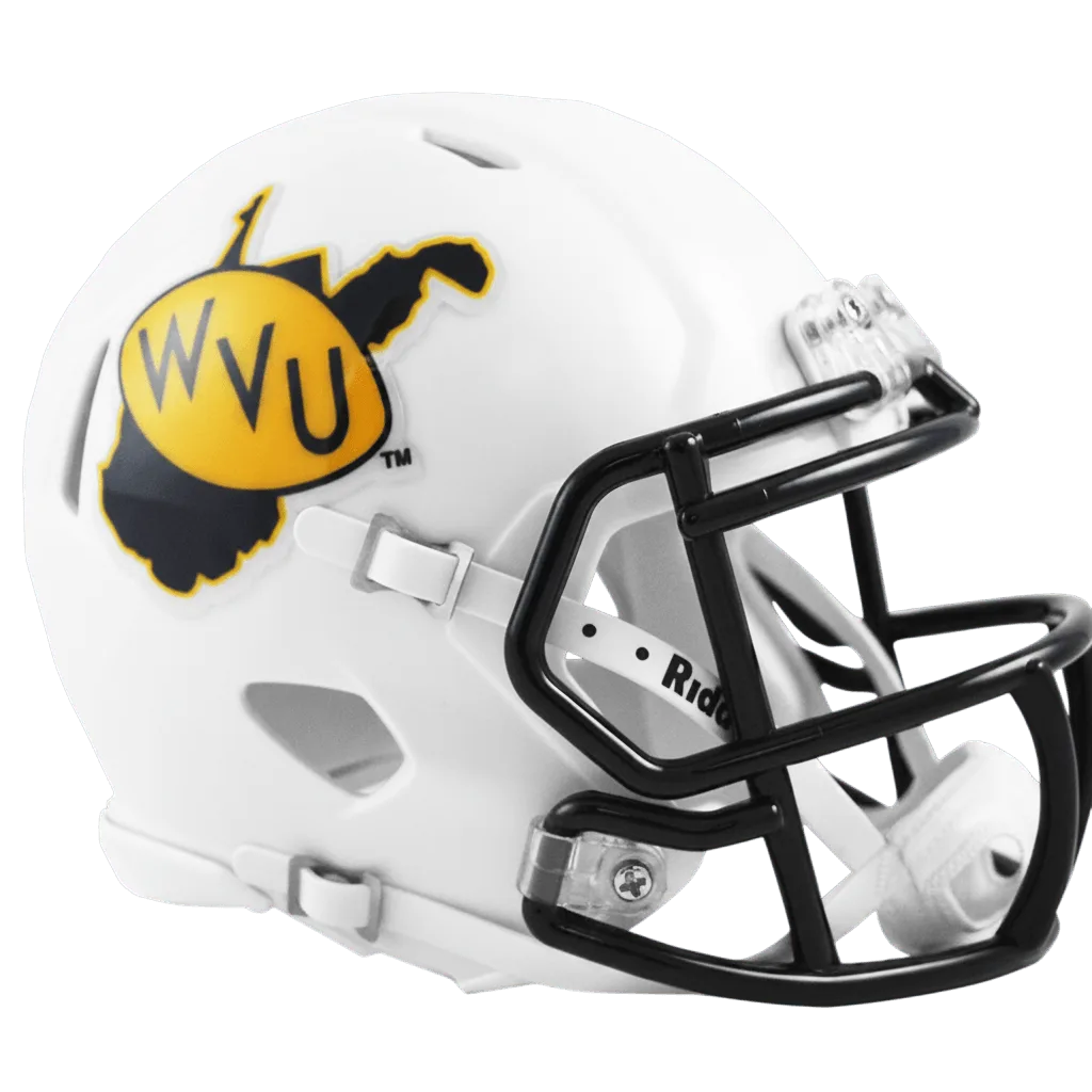 West Virginia Mountaineers Riddell Mini Speed Football Helmet – 2013 Season