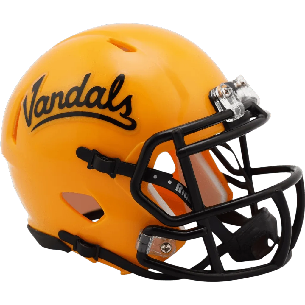 Idaho Vandals Riddell Mini Speed Football Helmet – Gold VANDALS
