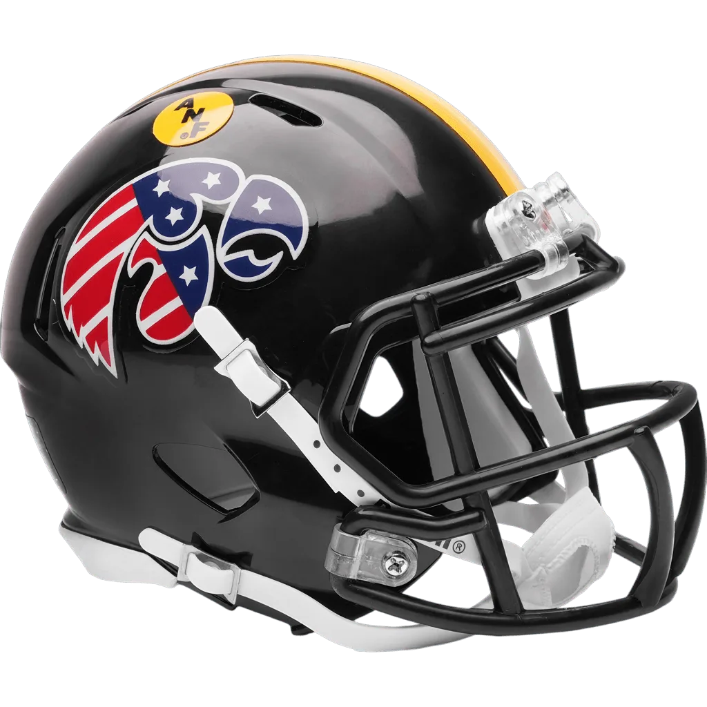Iowa Hawkeyes Riddell Mini Speed Football Helmet – Stars and Stripes