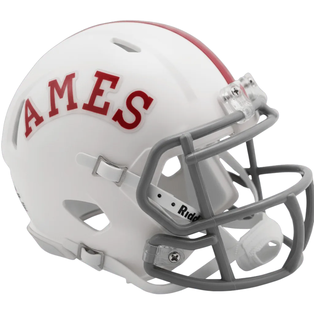 Iowa State Cyclones Riddell Mini Speed Football Helmet – Ames