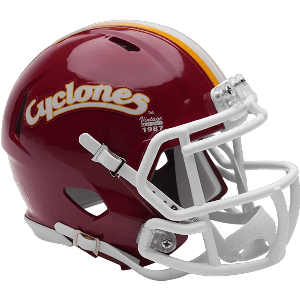 Iowa State Cyclones Riddell Mini Speed Football Helmet – Cyclones Red