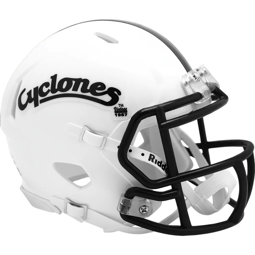 Iowa State Cyclones Riddell Mini Speed Football Helmet – Script