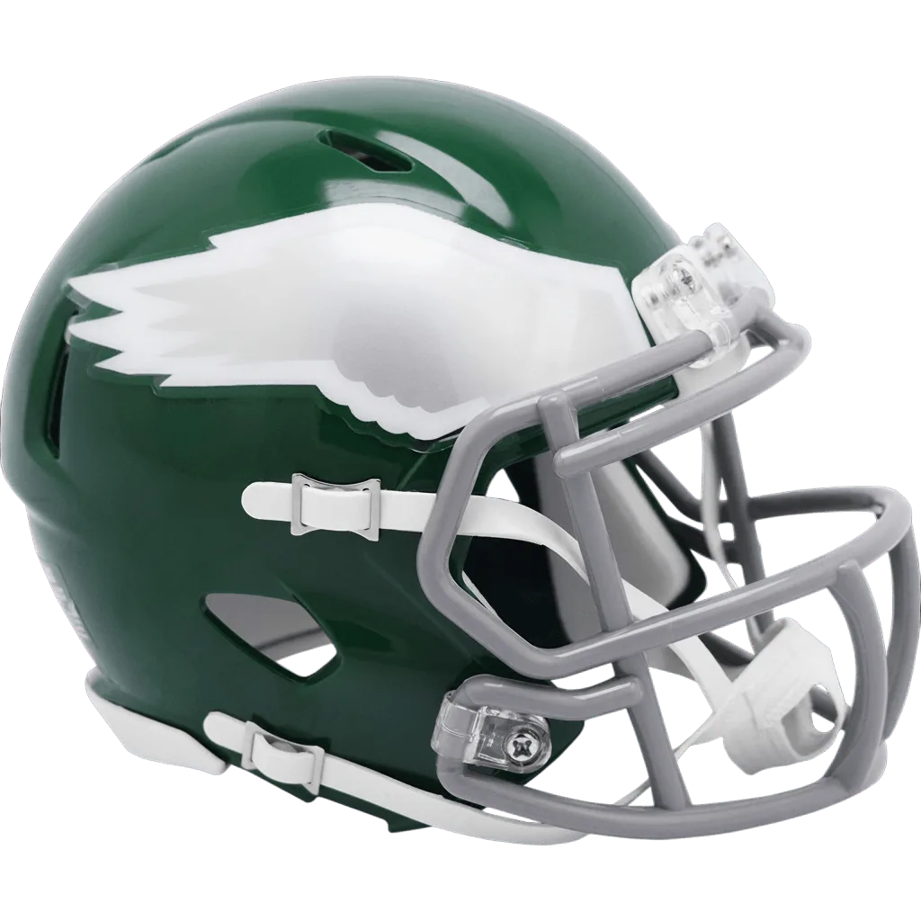 Philadelphia Eagles Riddell Mini Speed Football Helmet – 1974 to 1995 Throwback