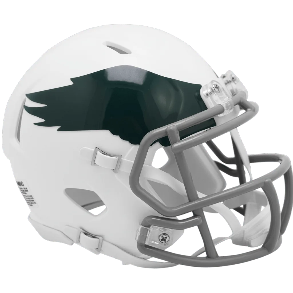 Philadelphia Eagles Riddell Mini Speed Football Helmet – 1969 to 1973 Throwback