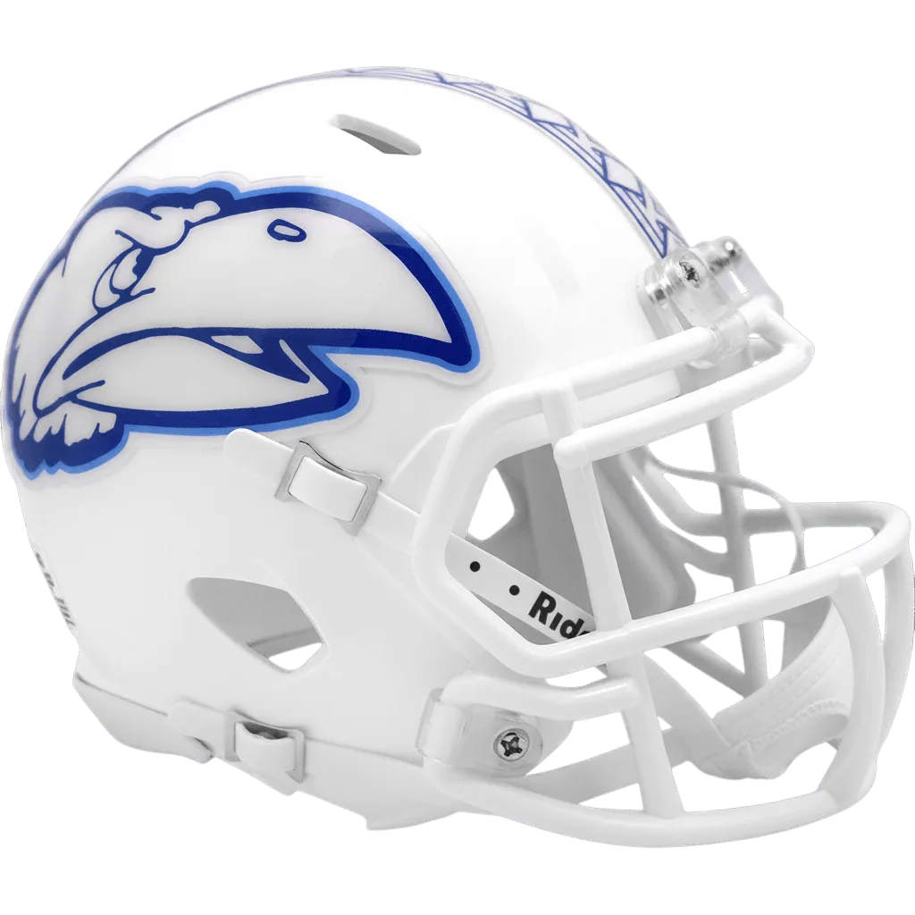 Kansas Jayhawks Riddell Mini Speed Football Helmet – White