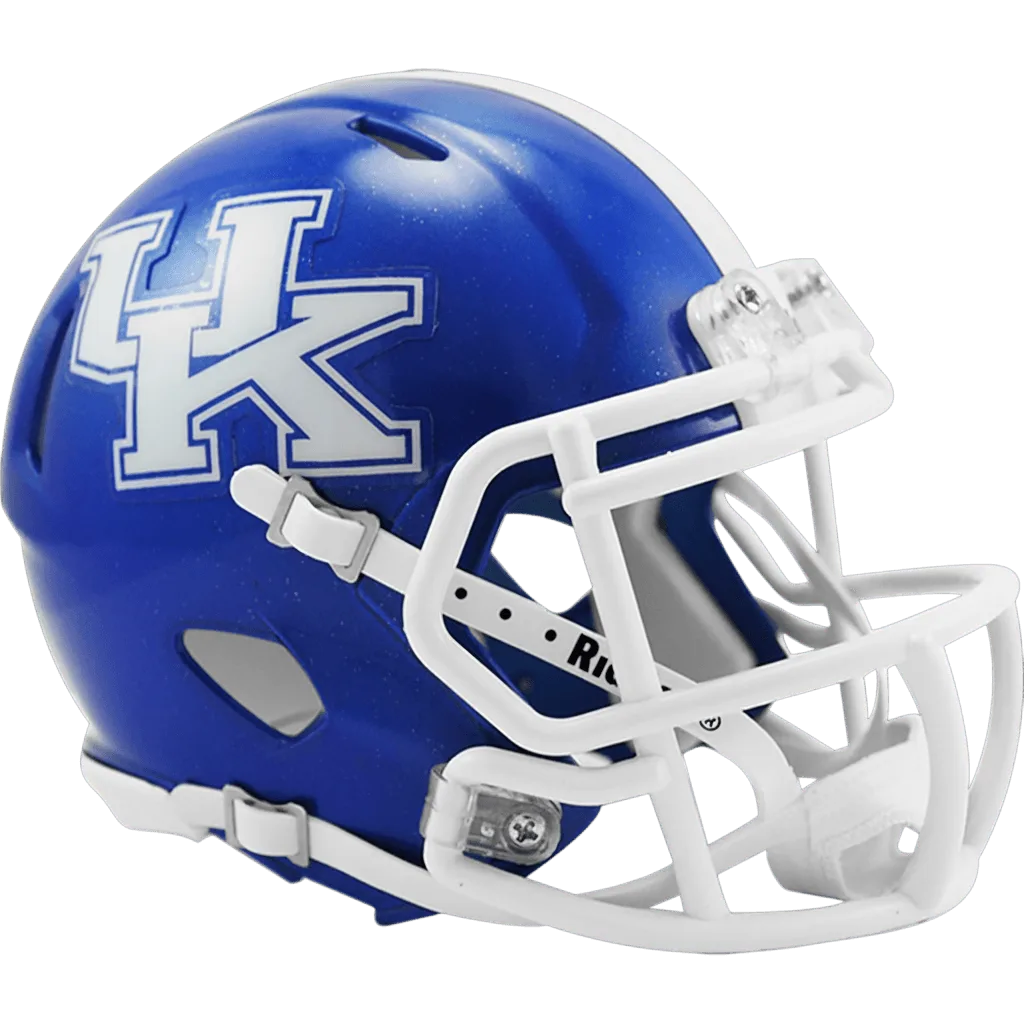 Kentucky Wildcats Riddell Mini Speed Football Helmet – Blue UK