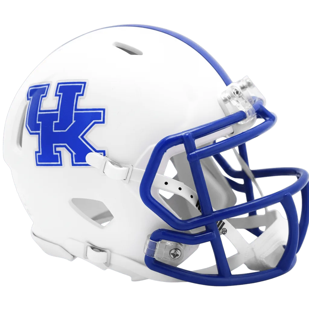 Kentucky Wildcats Riddell Mini Speed Football Helmet – White