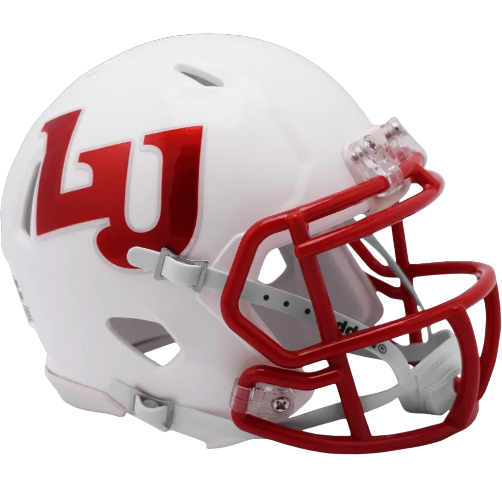 Liberty Flames Riddell Mini Speed Football Helmet – White LU