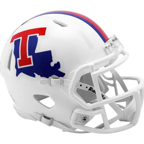 Louisiana Tech Bulldogs Riddell Mini Speed Football Helmet – Gloss White