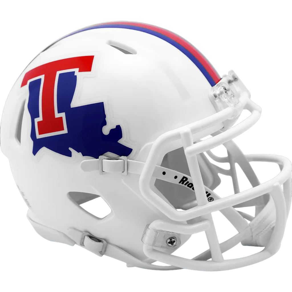 Louisiana Tech Bulldogs Riddell Mini Speed Football Helmet – Gloss White