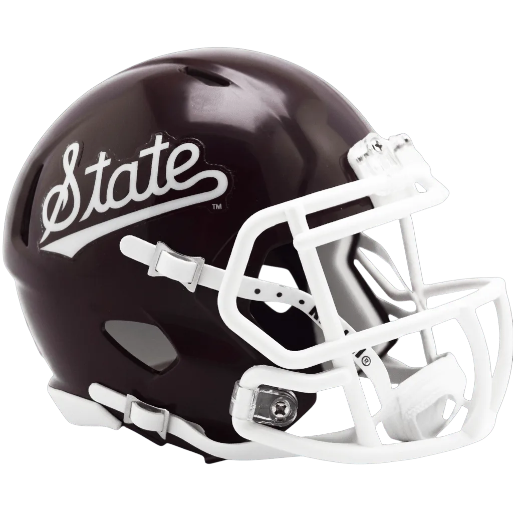 Mississippi State Bulldogs Riddell Mini Speed Football Helmet – Script