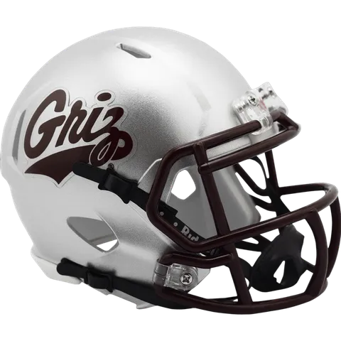 Montana Grizzlies Riddell Mini Speed Football Helmet – Silver Griz