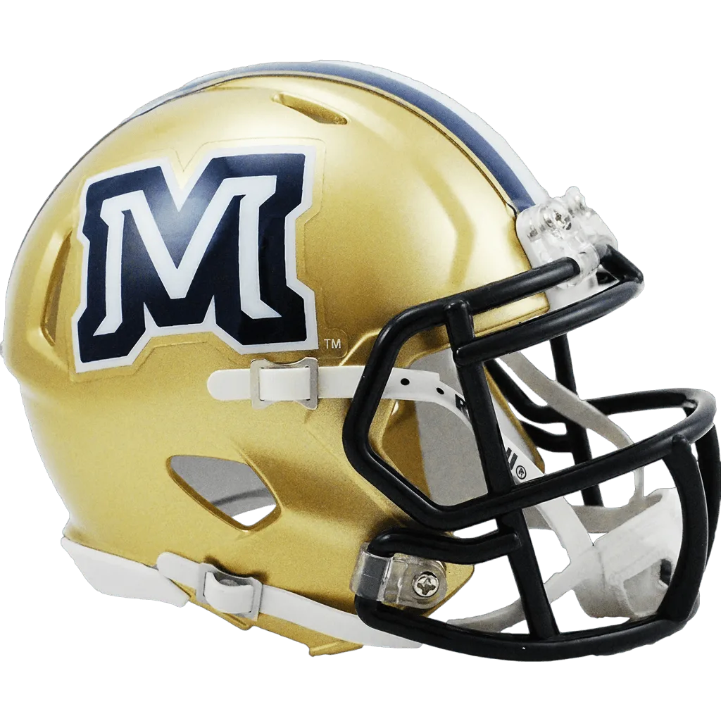 Montana State Bobcats Riddell Mini Speed Football Helmet – Gold Bobcat