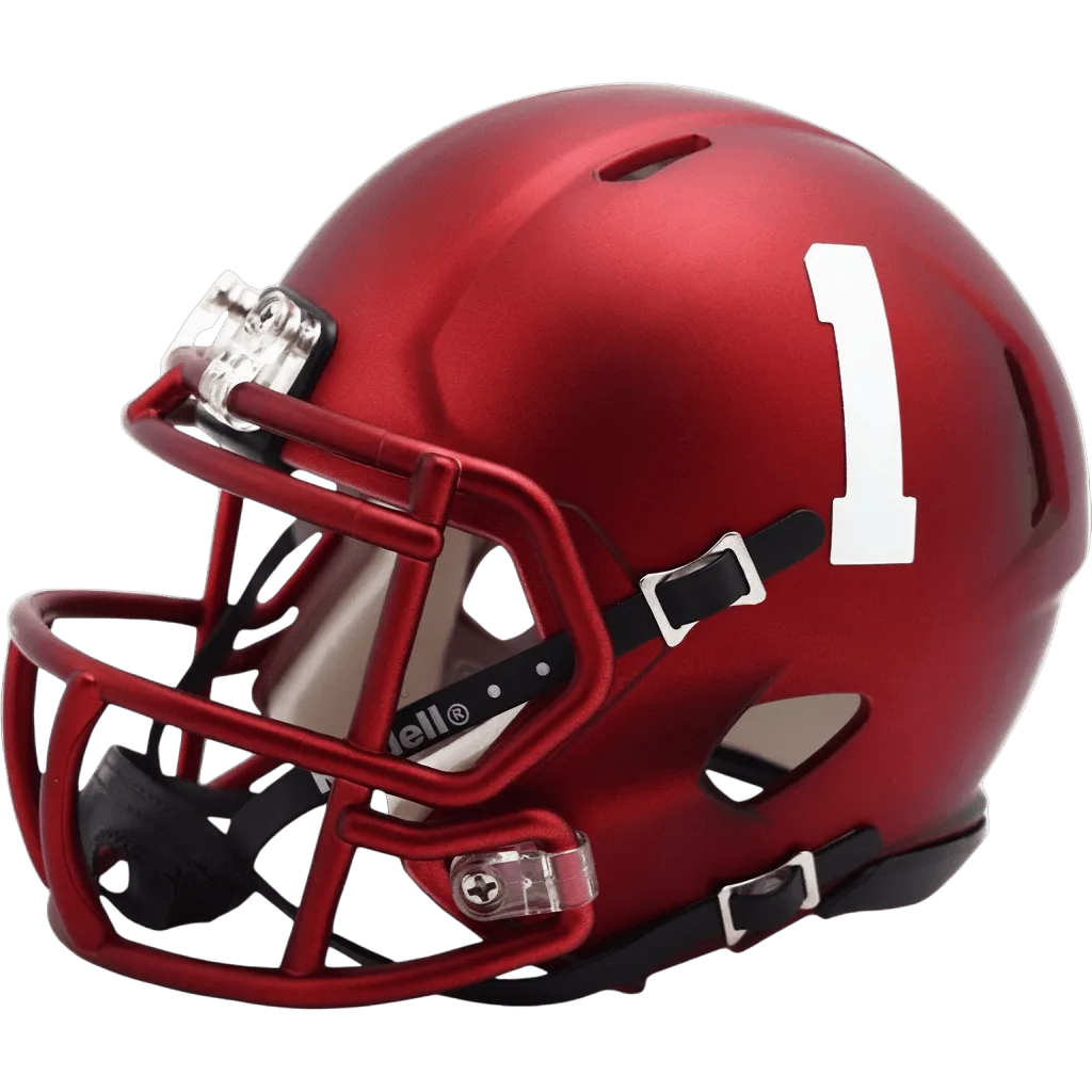 New Mexico State Aggies Riddell Mini Speed Football Helmet – Anodized Maroon